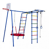 Спортивный комплекс Формула здоровья Street 1 (синий-радуга)