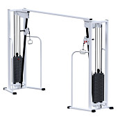 Кроссовер на базе блочной рамы Central Sport Pro, INVAR081.2х90 (стек 2х90 кг)