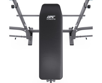 Скамья со стойками под штангу DFC D702 PRO (широкий хват, с партой для бицепса)