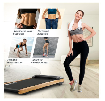 Беговая дорожка UNIX Fit Wood Way 3.0