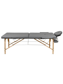 Массажный стол деревянный, Alpin TMW-60 (серый)