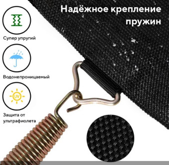 Батут PERFETTO SPORT 6 (диаметр 1,8 м, синий)