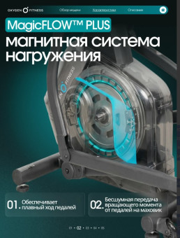 Эллиптический тренажер домашний OXYGEN FITNESS GALENA FLD