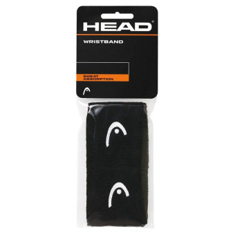 Напульсники HEAD 2,5" (ЧЕРНЫЕ), арт.285075-BK