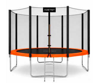 Батут AMETIST PRO Outside D435-14FT (Blue, Orange)