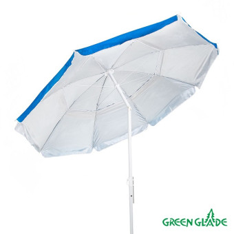 Зонт пляжный Green Glade 1281 (голубой ) + ворот