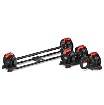 Штанга регулируемая многофункциональная 3 в 1 OXYGEN FITNESS XCROSS (24 кг)