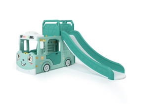 Горка + игровая зона Perfetto Sport Автомобиль PS-049-М (ментол)
