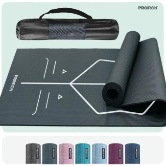 Коврик для йоги и фитнеса PROIRON К1736104ТЗ (зеленый)