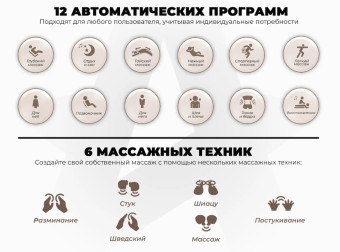 Массажное кресло OGAWA СИРИУС Smart Zen (бежевый)