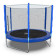 Батут DFC Trampoline Fitness с сеткой (8ft, синий)