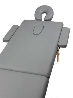 Массажный стол деревянный, Alpin TMW-70 (серый)