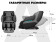 Просторное массажное кресло FUJIMO DISCOVERY 3D XL (серый)