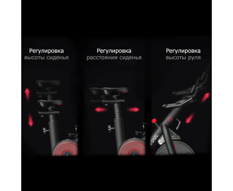 Велотренажер Yesoul Smart M1 с пульсометром (черный)