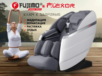 Массажное кресло FUJIMO FLEXOR (серый)