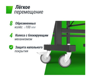 Всепогодный теннисный стол UNIX Line Extra Outdoor 6 mm ACP (Черный)