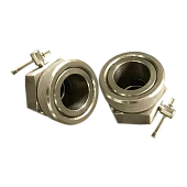 Замки олимпийские BRONZE GYM металлические (2,5 кг, пара)