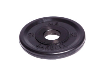 Диск олимпийский Barbell d51 мм (черный, 2.5 кг)