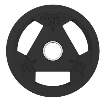 Диск олимпийский BRONZE GYM обрезиненный (10 кг)