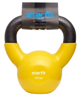 Гиря Starfit DB-401 (4 кг) желтый