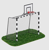Ворота для минифутбола + стойка для баскетбола Central Sport Pro, ARMS080.1