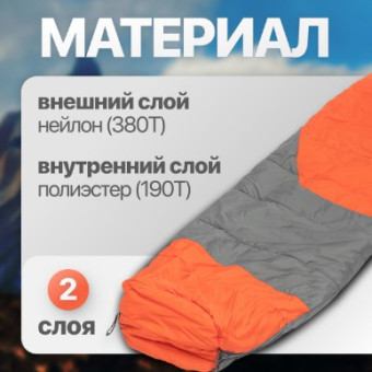 Палатка Sundays GC-TT003 со спальным мешком и туристическим ковриком (зеленый-желтый)