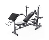 Скамья со стойками под штангу DFC GYRONETICS GN008 (с партой для бицепса)
