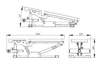 Скамья многофункциональная Central Sport Pro, AR007