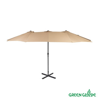 Зонт садовый Green Glade 4333 (светло-коричневый)