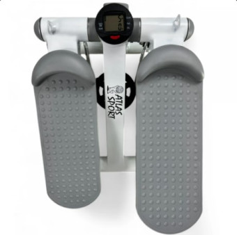 Степпер Atlas Sport AS-504  с эспандерами и ковриком (фиолетовый)