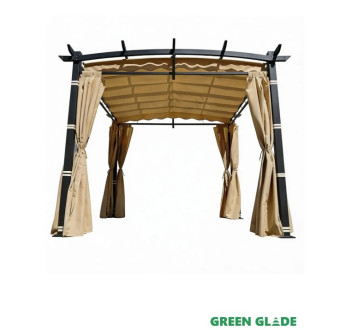 Шатер садовый Green Glade 72601 пергола беседка для дачи 3x3 м