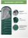 Спальный мешок RSP Sleep 350 R (зелёный, 220x80см, молния справа)