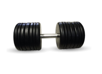 Гантель BARBELL "классик" (с вращающейся ручкой хром, 60 кг)