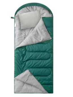 Спальный мешок RSP Sleep 450 BIG L (зелёный, 225x90см, молния слева)