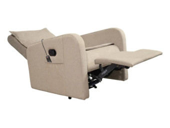 Кресло-реклайнер механический с массажем FUJIMO COMFORT CHAIR (Ваниль)