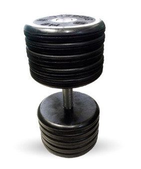 Гантель BARBELL "классик" (с вращающейся ручкой хром, 53 кг)
