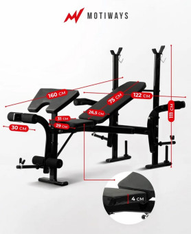 Скамья под штангу Motiways YC410251