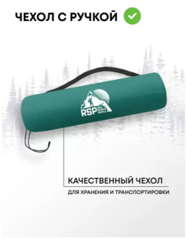 Самонадувающийся коврик RSP Sunny 75 Auto (зелёный)