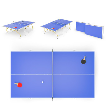 Теннисный стол UNIX Line Simple Indoor 12mm MDF (Синий)