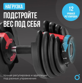 Гантель регулируемая OXYGEN FITNESS FLEXER (24 кг)