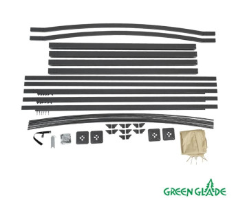 Шатер садовый Green Glade 72601 пергола беседка для дачи 3x3 м