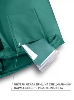 Самонадувающийся коврик RSP Velour 50 Auto (зелёный)