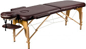 Массажный стол Atlas Sport складной 2-с деревянный 60 см. + сумка (коричневый)