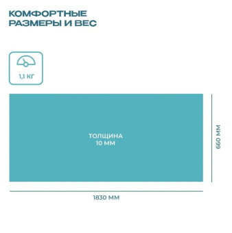 Коврик для йоги и фитнеса PROIRON NBR К18610НЗ