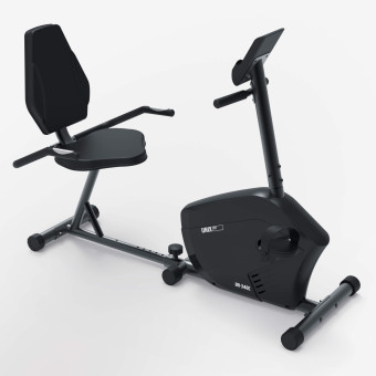 Горизонтальный велотренажер UNIX Fit BR-340E Compact (черный)