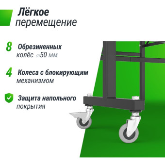 Всепогодный теннисный стол UNIX Line outdoor 6mm (Зеленый)