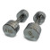 Гантели UNIX Fit PRO круглые, хромированные (6 кг, 2 шт)