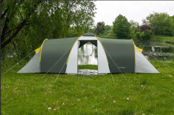Палатка ACAMPER NADIR 8-местная 3000 мм/ст зелёная