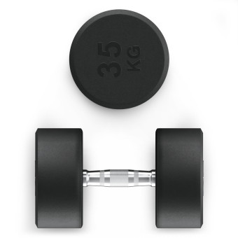 Гантели круглые обрезиненные UNIX Fit PRO (35 кг, 2 шт)