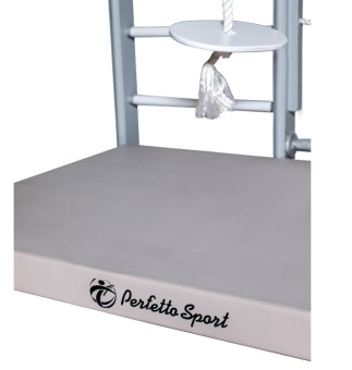 Детский спортивный комплекс PERFETTO SPORT PS-130, Scala in legno con rete 2 (серый)